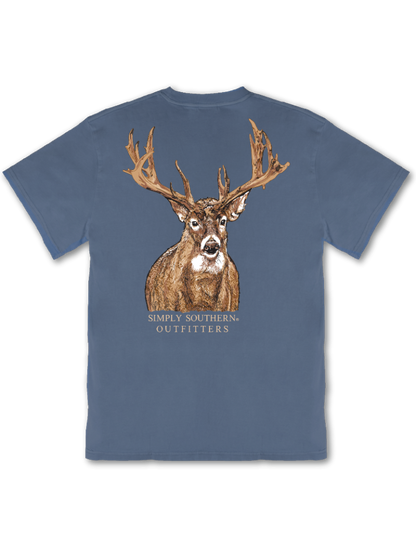 Boy's Overcast Mineral Deer Tee