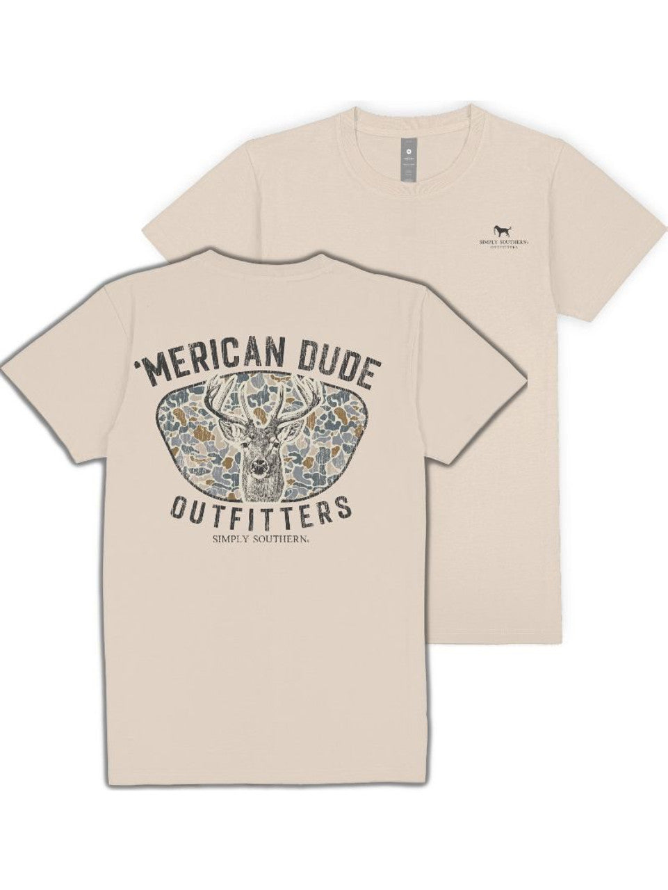 Men's Linen Deer Dude Tee