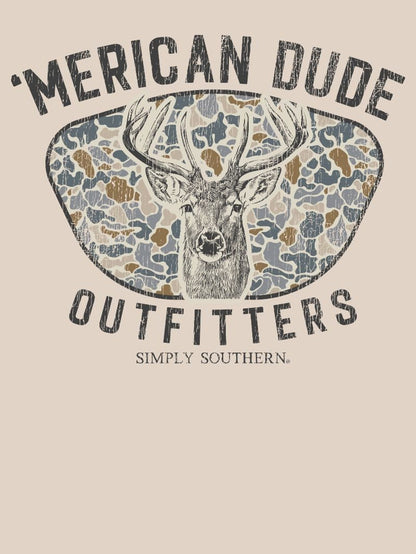 Men's Linen Deer Dude Tee