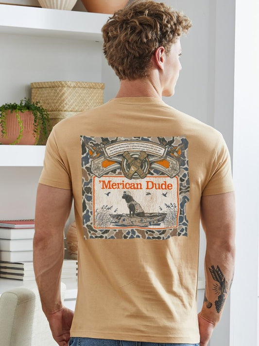 Men's Bisque 'Merican Dude Tee
