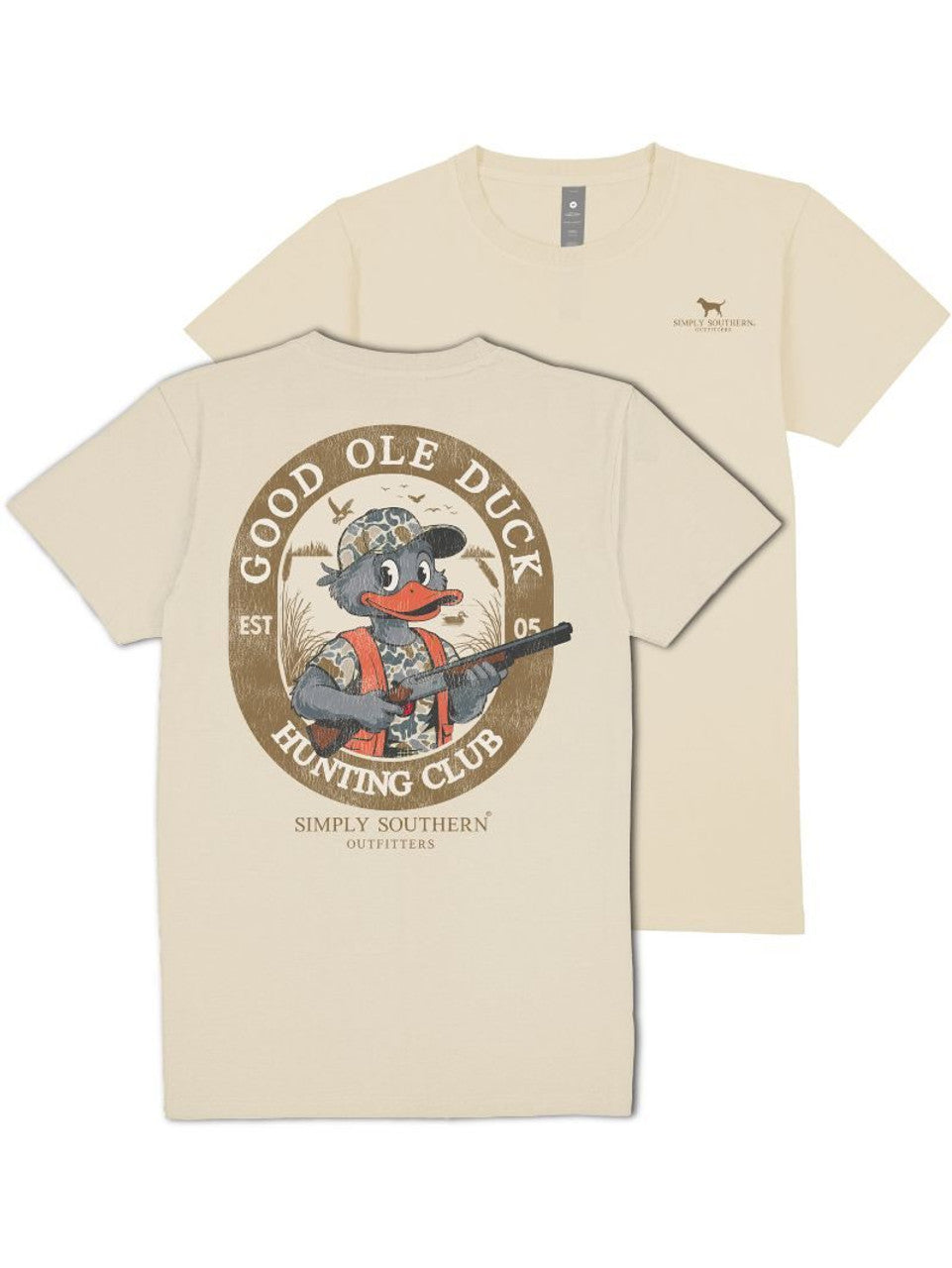 Boy's Tan Good Ole Duck Tee