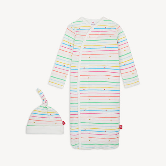 Magnetic Me Rainbow Road Gown with Hat
