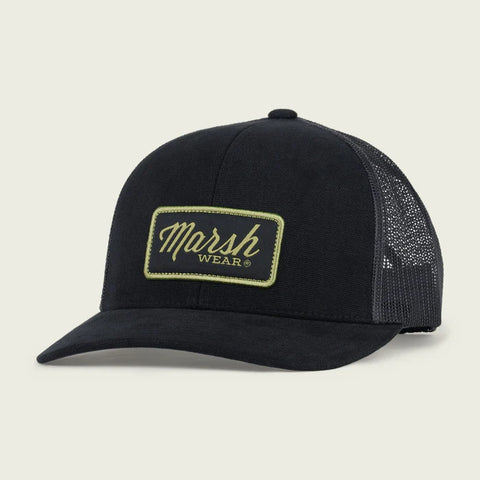 Black Script Trucker Hat