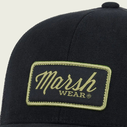 Black Script Trucker Hat