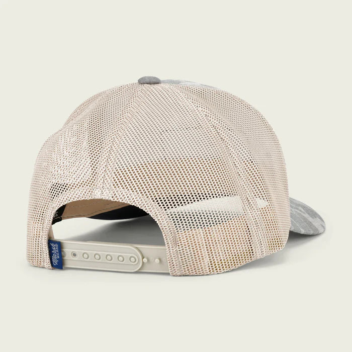 Dark Green Mallard Camo Script Trucker Hat