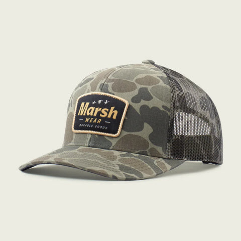 Dark Green Mallard Camo Formation Trucker Hat