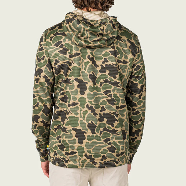 Green Mallard Camo Sullivan Hagood Tech Hoodie