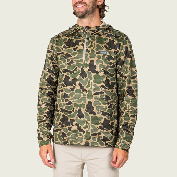 Green Mallard Camo Sullivan Hagood Tech Hoodie