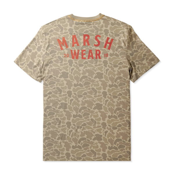Khaki Mallard Camo Stackhouse Tech Tee