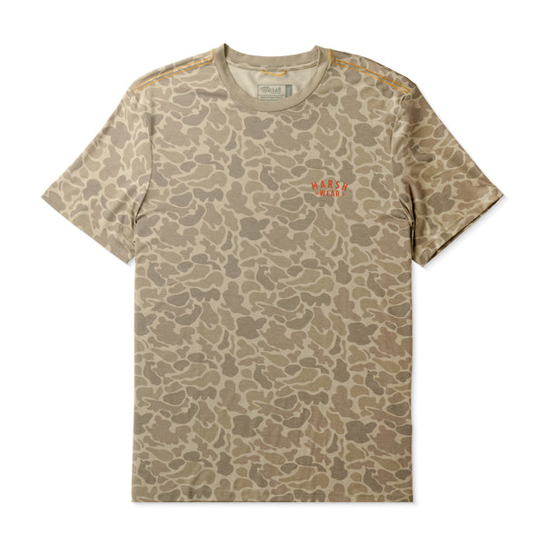 Khaki Mallard Camo Stackhouse Tech Tee