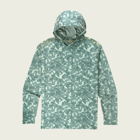 Lily Pad Foxhole Camo Buxton Tech Hoodie