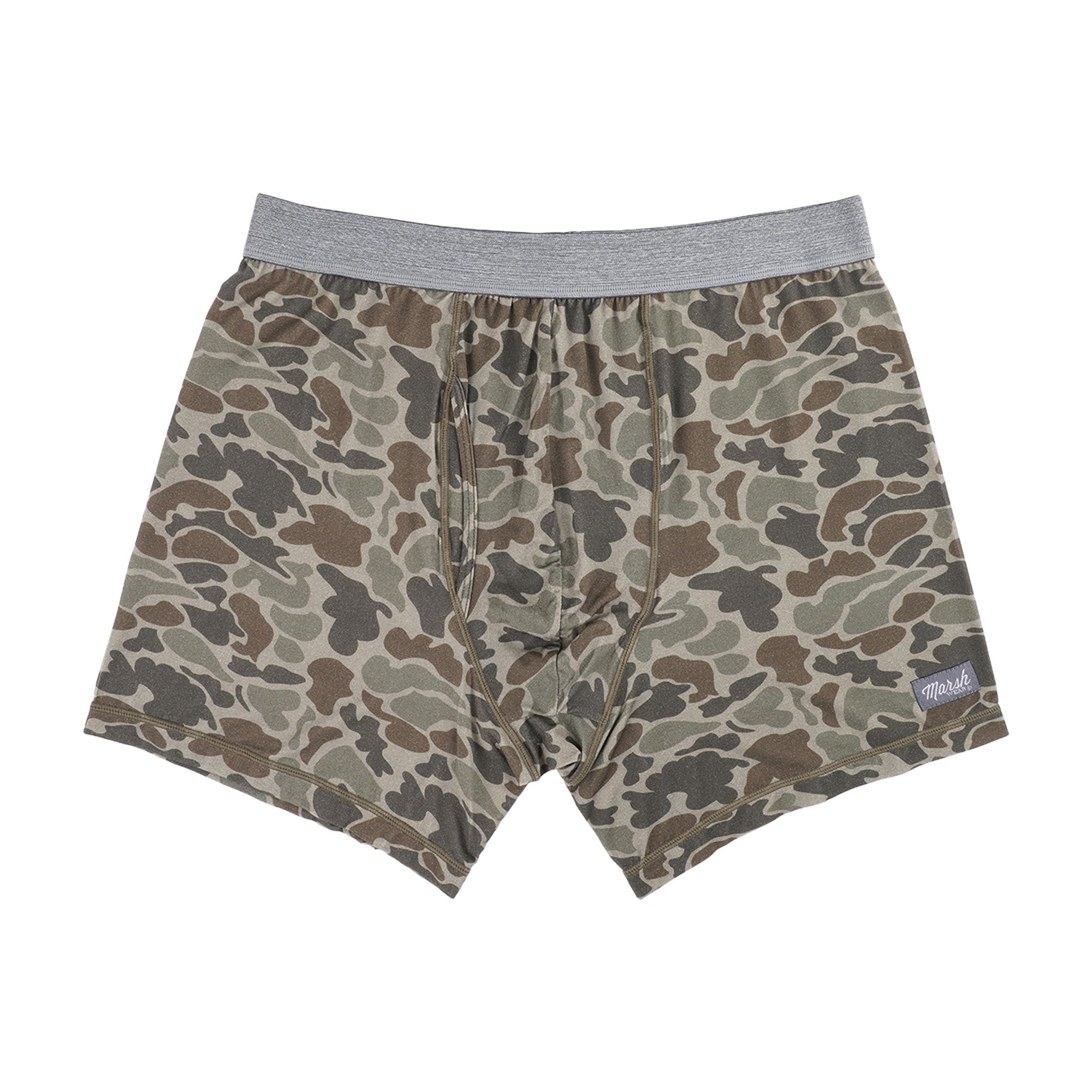 Dark Green Mallard Camo Buxton Brief Boxers
