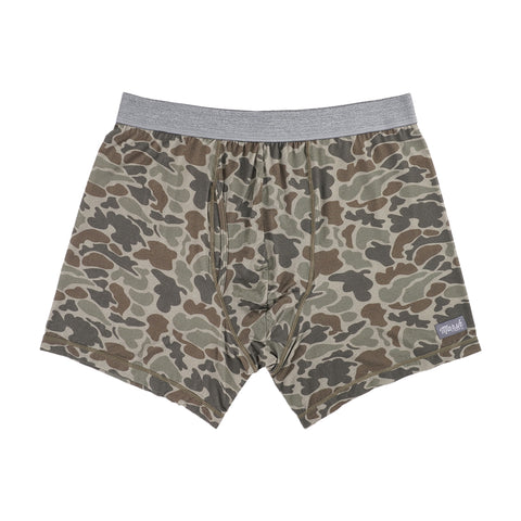 Dark Green Mallard Camo Buxton Brief Boxers