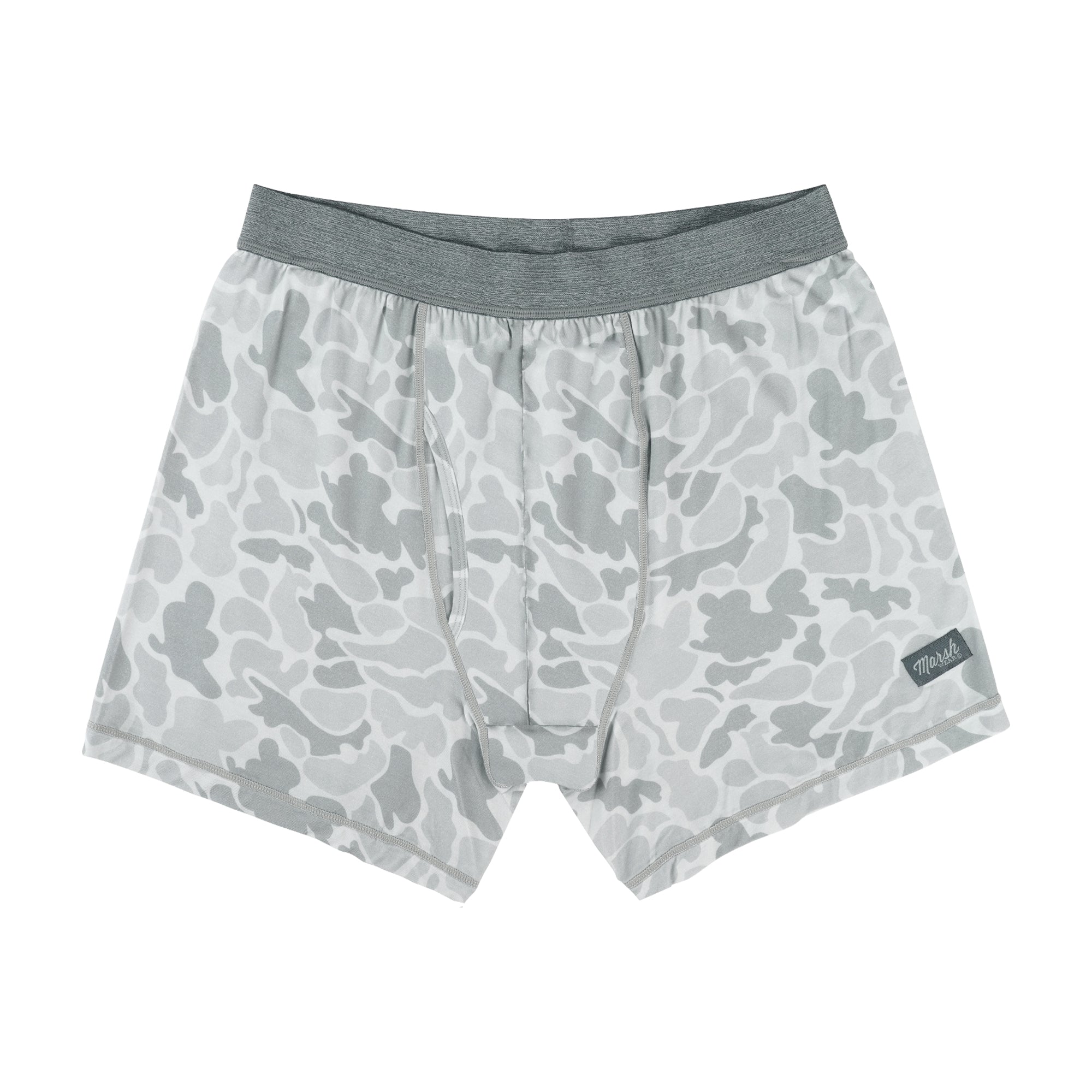 Gray Mallard Camo Buxton Brief Boxers