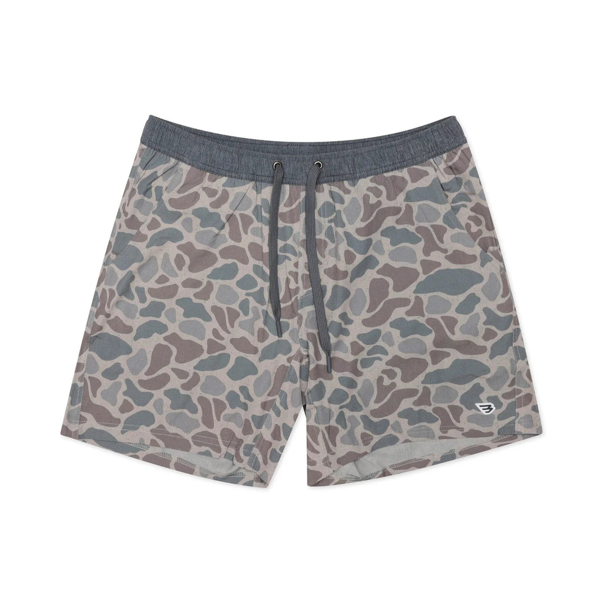 Classic Deer Camo with Grey Liner Athletic Shorts
