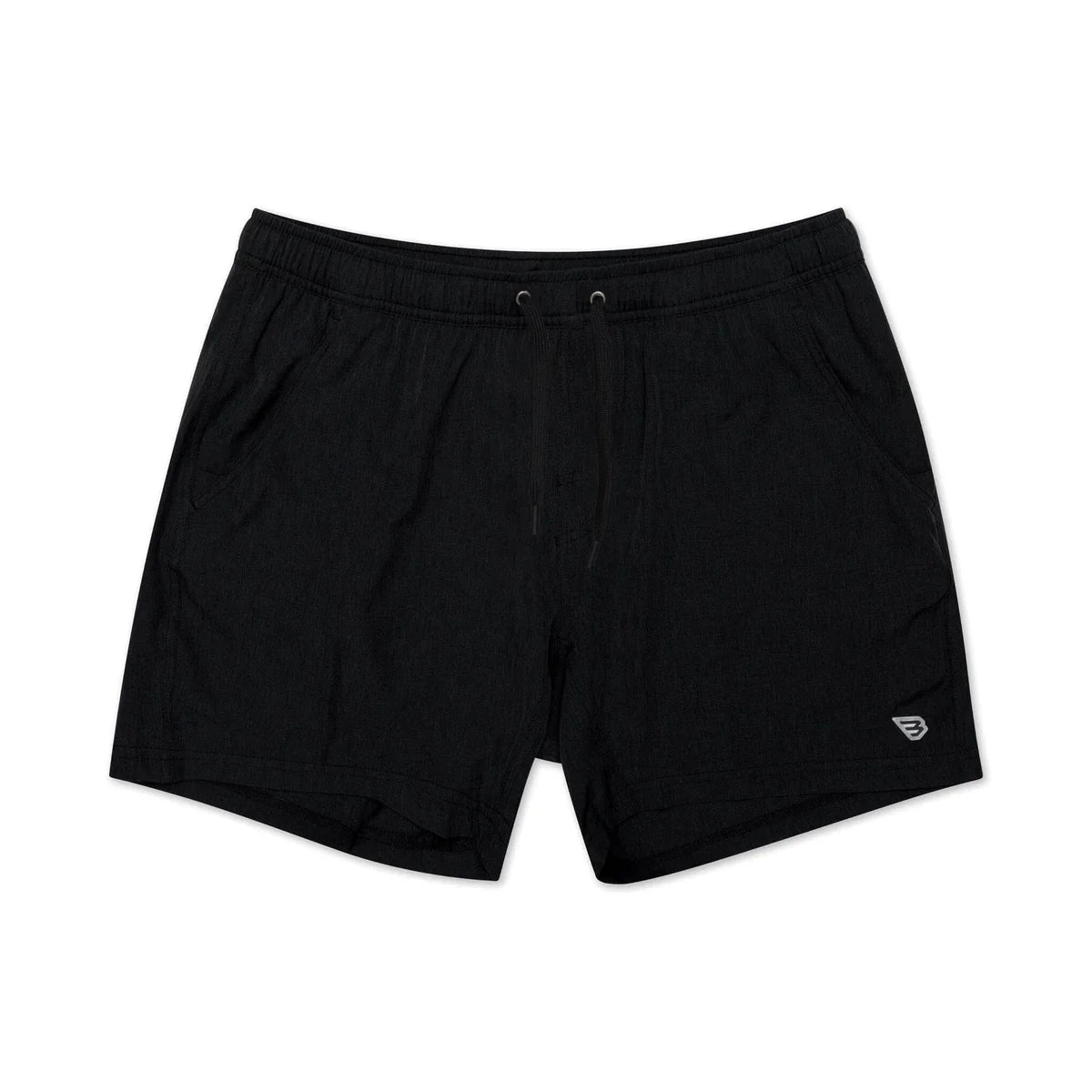 Heather Black with Retro Duck Camo Liner Athletic Shorts