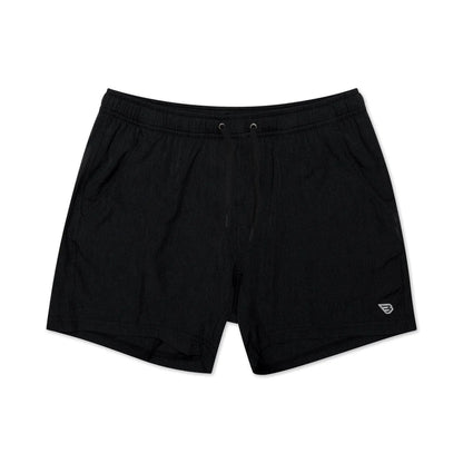 Heather Black with Retro Duck Camo Liner Athletic Shorts