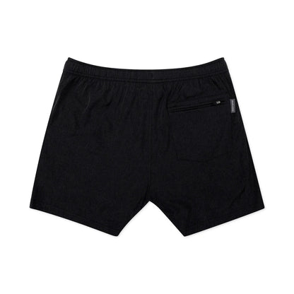 Heather Black with Retro Duck Camo Liner Athletic Shorts