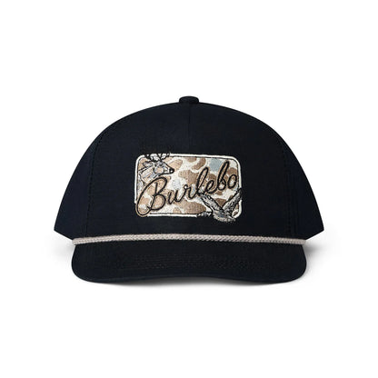 Black Camo Burlebo Patch Cap