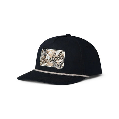 Black Camo Burlebo Patch Cap