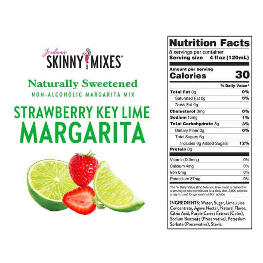 Natural Strawberry Key Lime Margarita Mixer