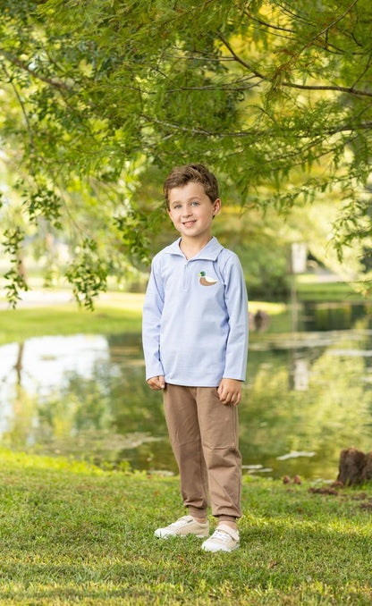 Trotter Street Mallard 1/4 Zip Pullover