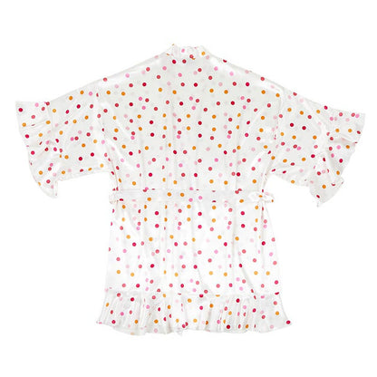 Confetti Ruffled Robe