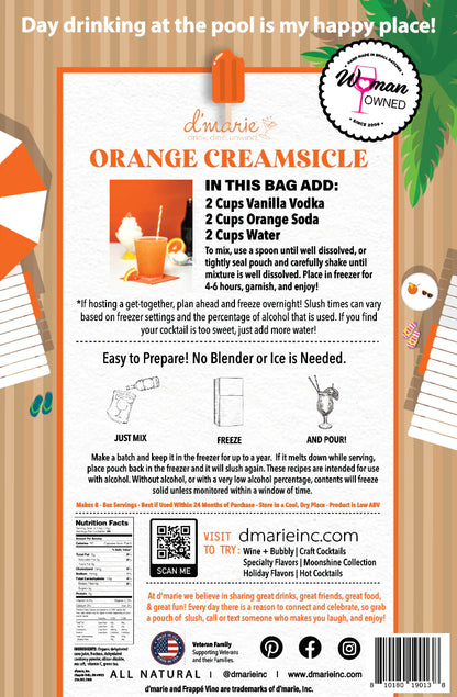 Orange Creamsicle Slush Mix