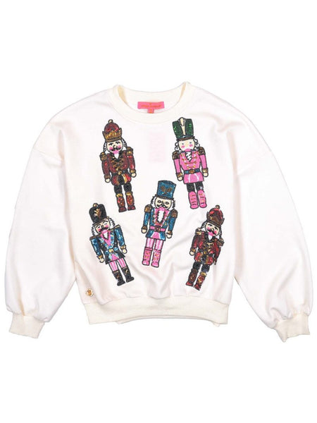 Nutcracker Sequin Crewneck Pullover