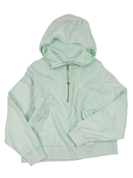 Mint Scuba Quarter Zip Pullover