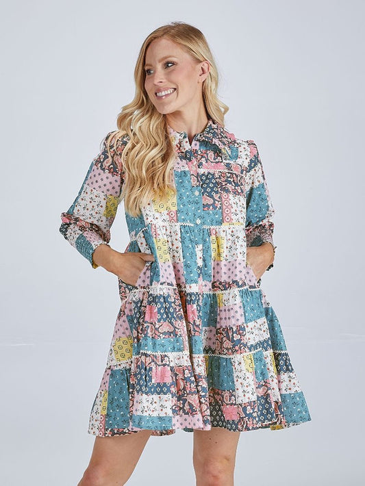 Quilted Pattern Allie Dress