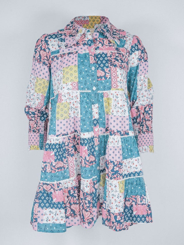 Quilted Pattern Allie Dress