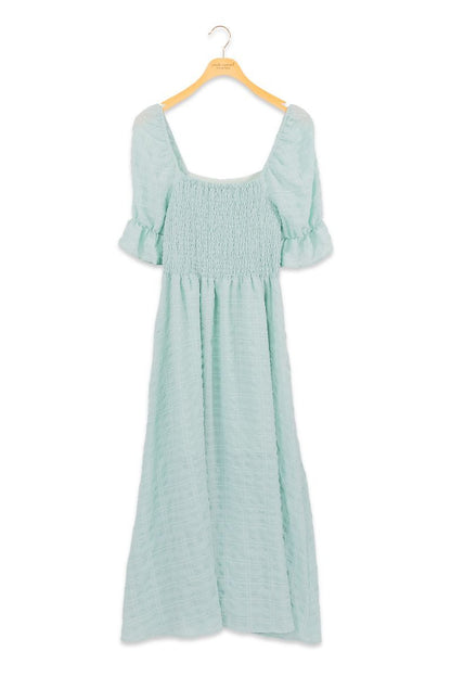 Harbor Smocked Solid Dress