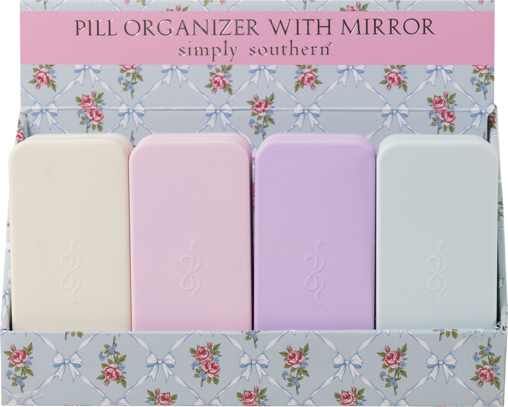 Pill Organizer with Mirror