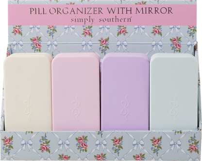 Pill Organizer with Mirror