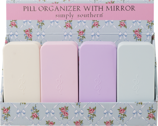 Pill Organizer with Mirror