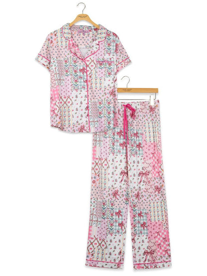 Quilted Ribbon Simply Soft Pajama Pant Set