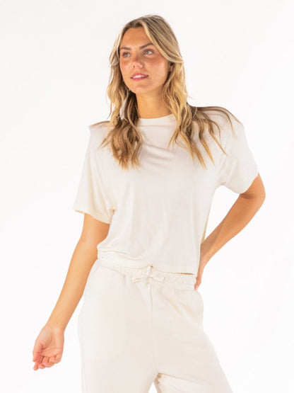 Ivory Modal Jersey Lounge Tee