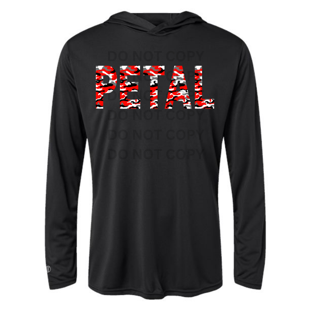 Black Petal Camo Drifit Long Sleeve