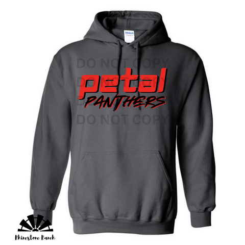 Charcoal Hyperwave Petal Panthers Hoodie