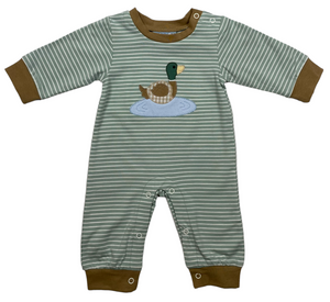 Duck Applique Boys Romper