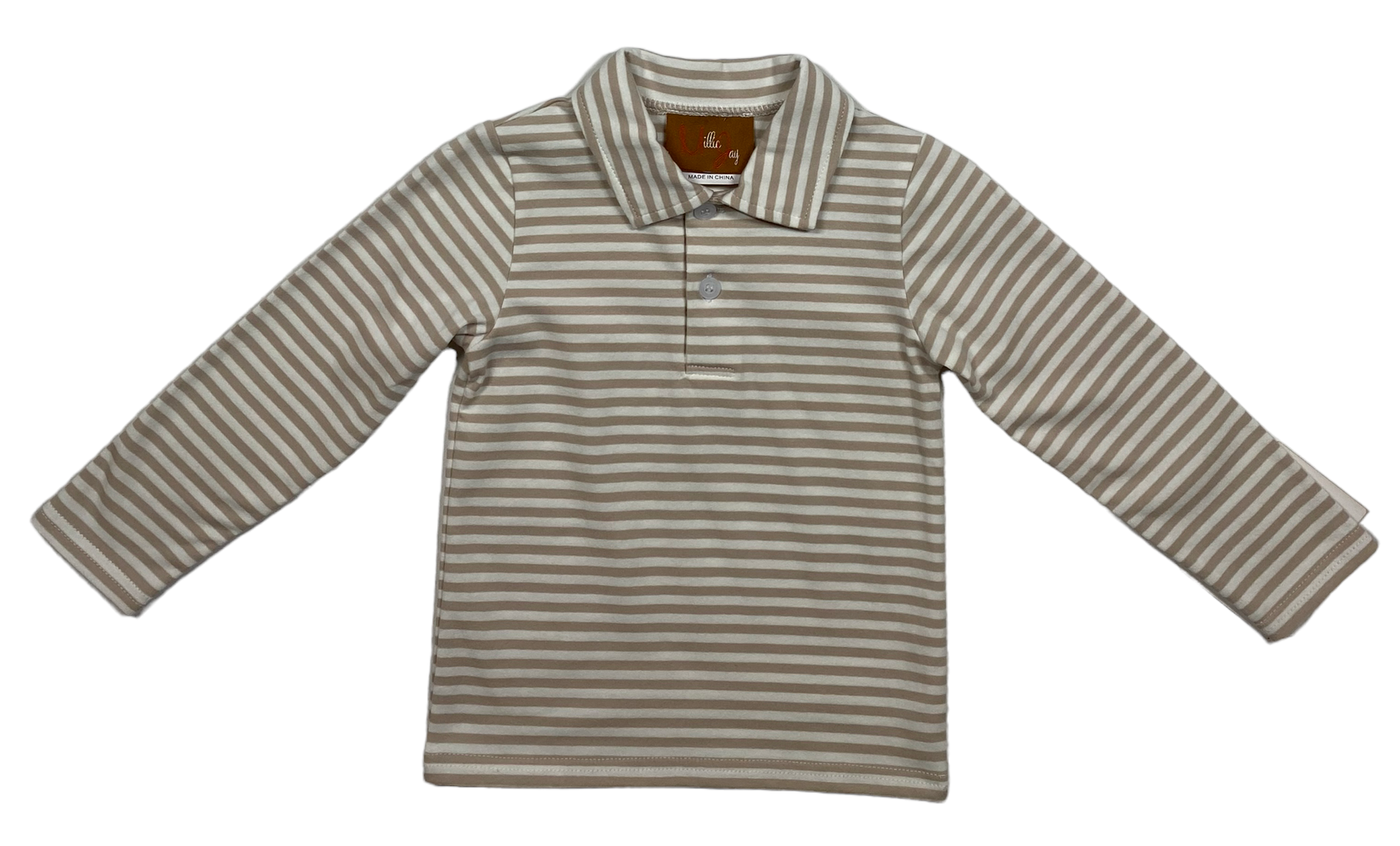 Khaki Stripe Weston Long Sleeve Shirt