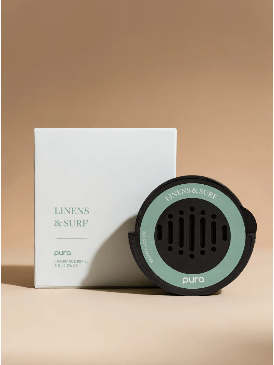 Pura Car Fragrance - Linens & Surf