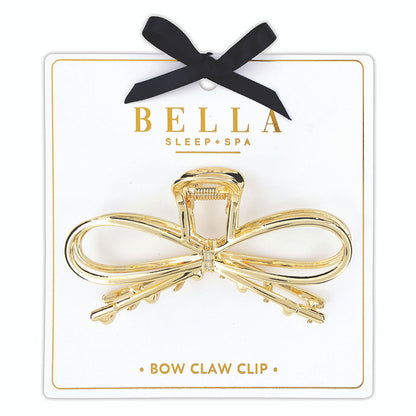 Gold Bow Claw Clip