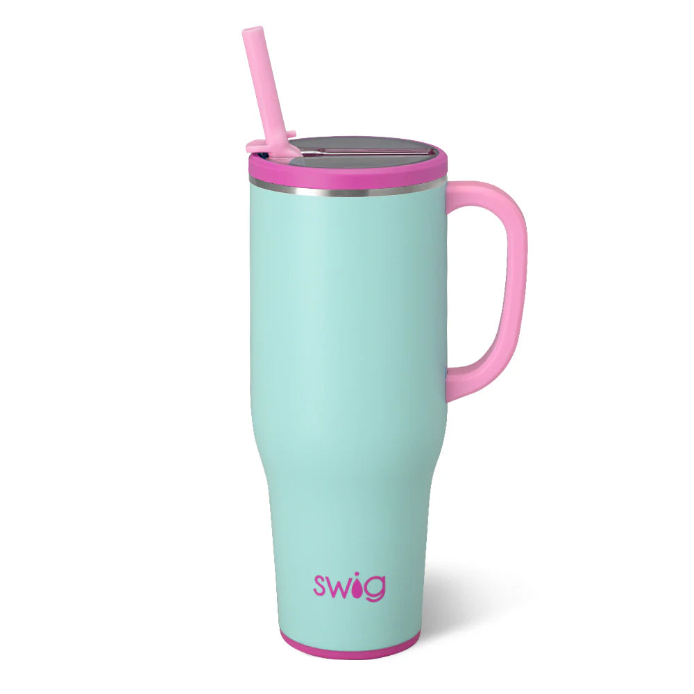Swig Arctic Splash 40 oz. Mega Mug