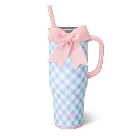 Swig Gingham 40 oz. Mega Mug