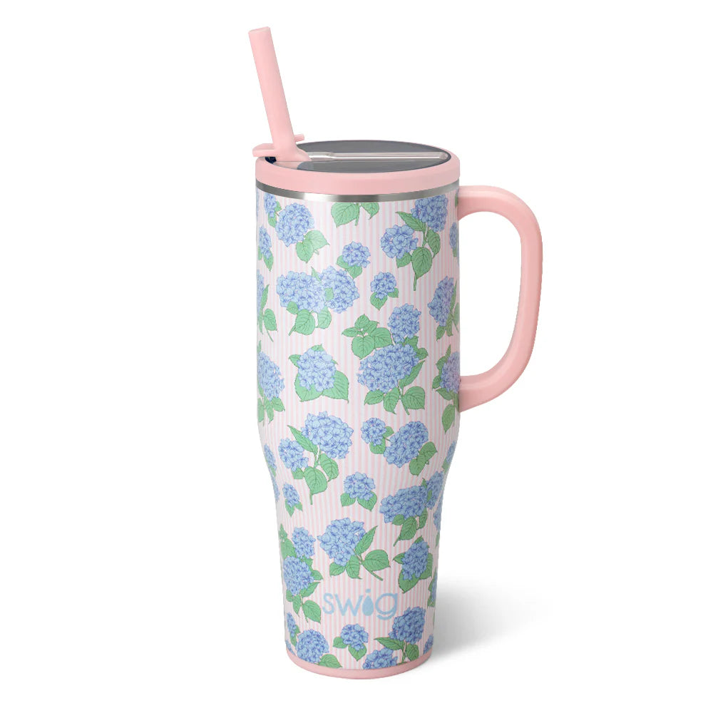 Swig Hydrangeas 40 oz. Mega Mug