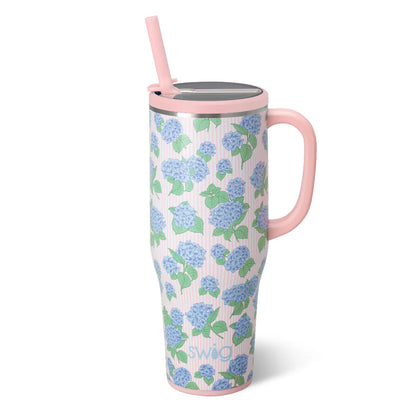 Swig Hydrangeas 40 oz. Mega Mug