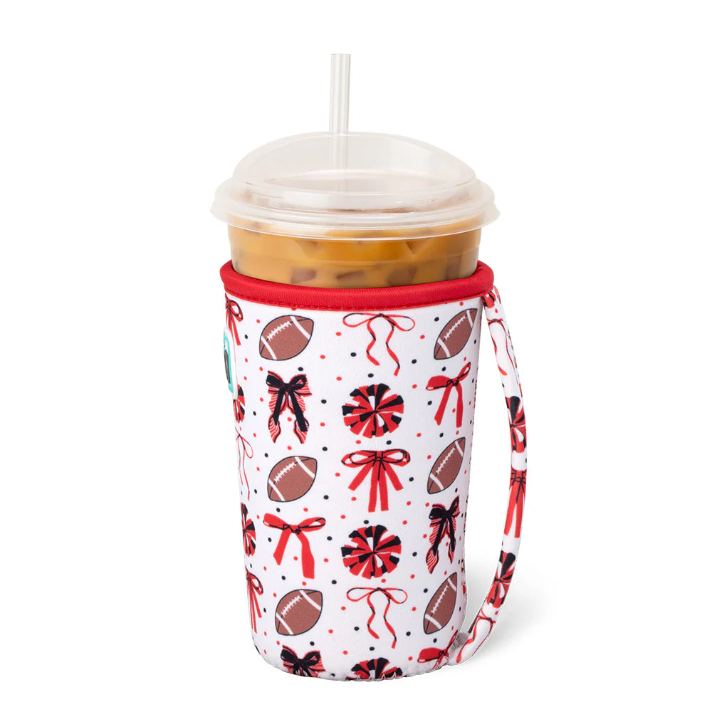 Swig Red + Black We’ve Got Spirit Iced Cup Coolie