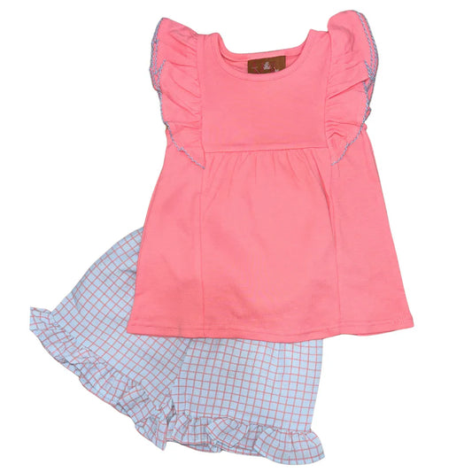 Coral Juliana Short Set